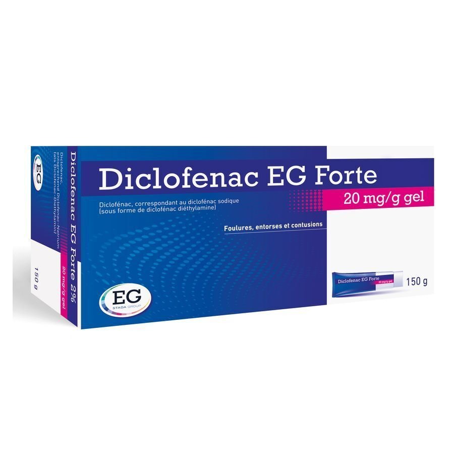 Diclofenac EG Forte 20mg/g Gel 150g 