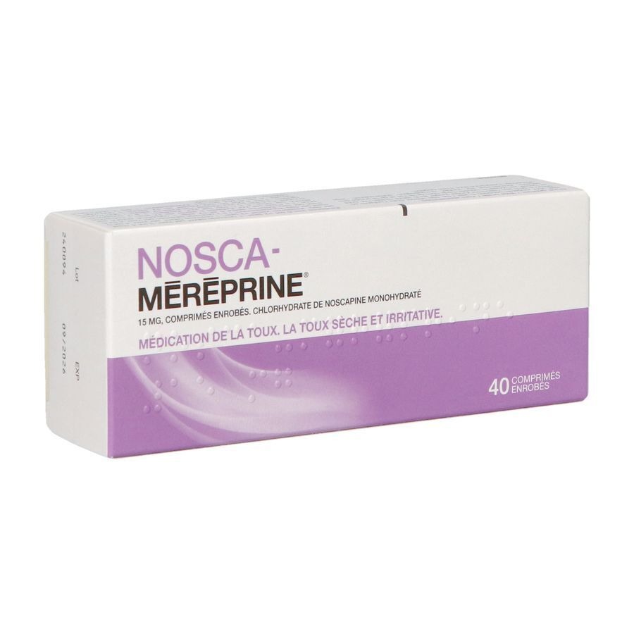 Nosca Mereprine 15mg Comp Enrobes 40