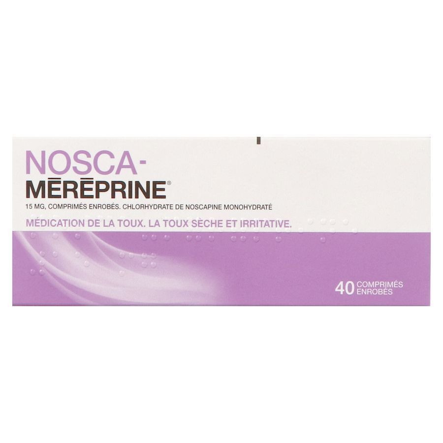 Nosca Mereprine 15mg Comp Enrobes 40
