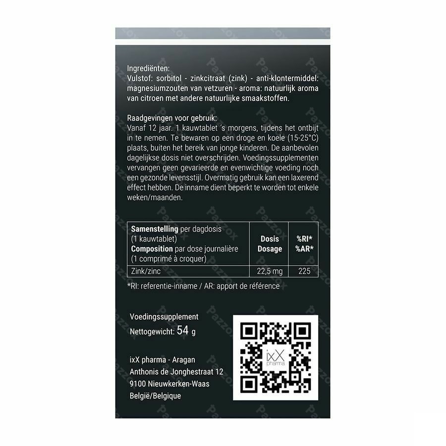 Zinc-ixx Comp 120 Nf