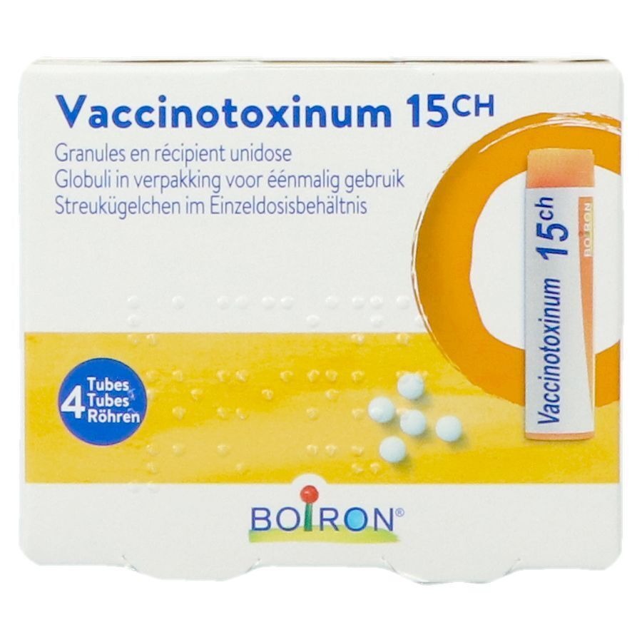 Vaccinotoxinum 15ch Homeopack Gl 4x1g Boiron