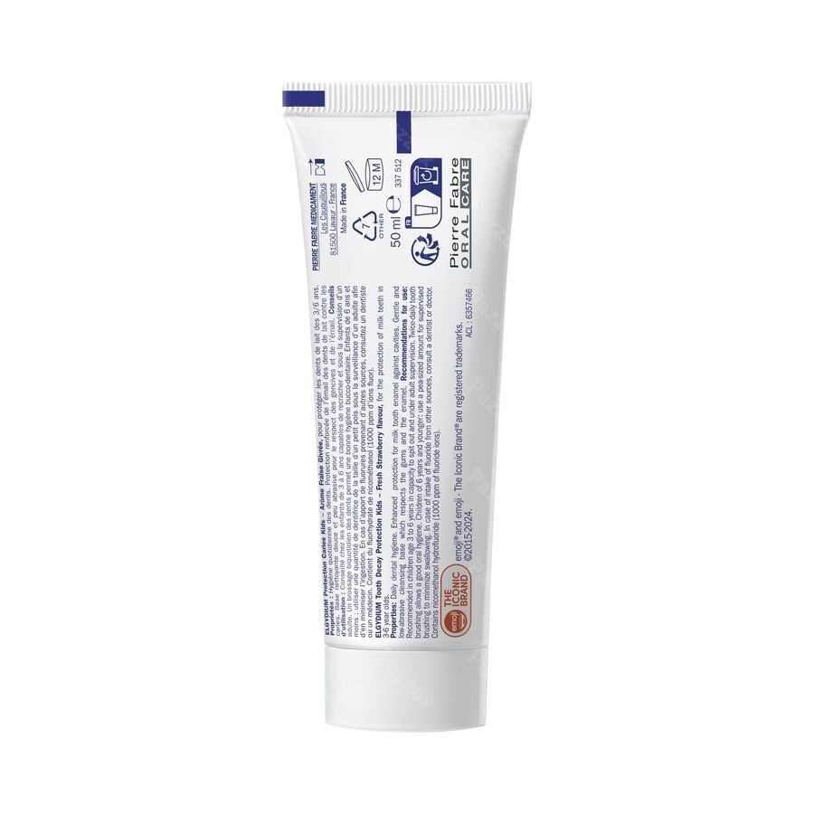 Elgydium Dentifrice Kids Emoji Fraise Givre50ml Nf