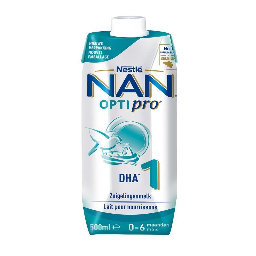 NAN Optipro 1 Lait pour Nourrissons Bébé 500ml