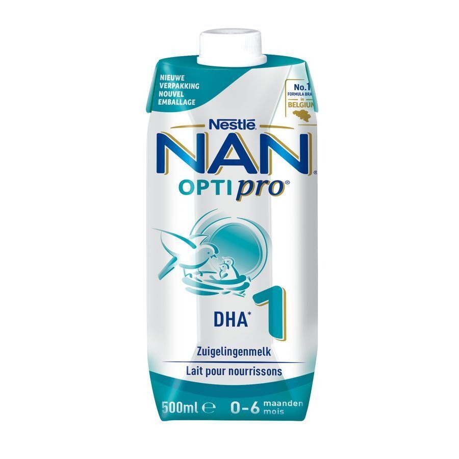 NAN Optipro 1 Lait pour Nourrissons Bébé 500ml