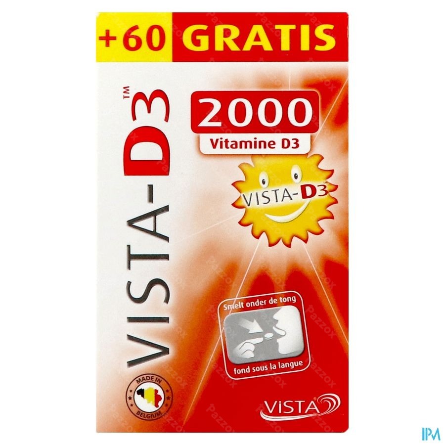 Vista D3 2000 Promo Comp Fondant 120 + 60 Gratuit