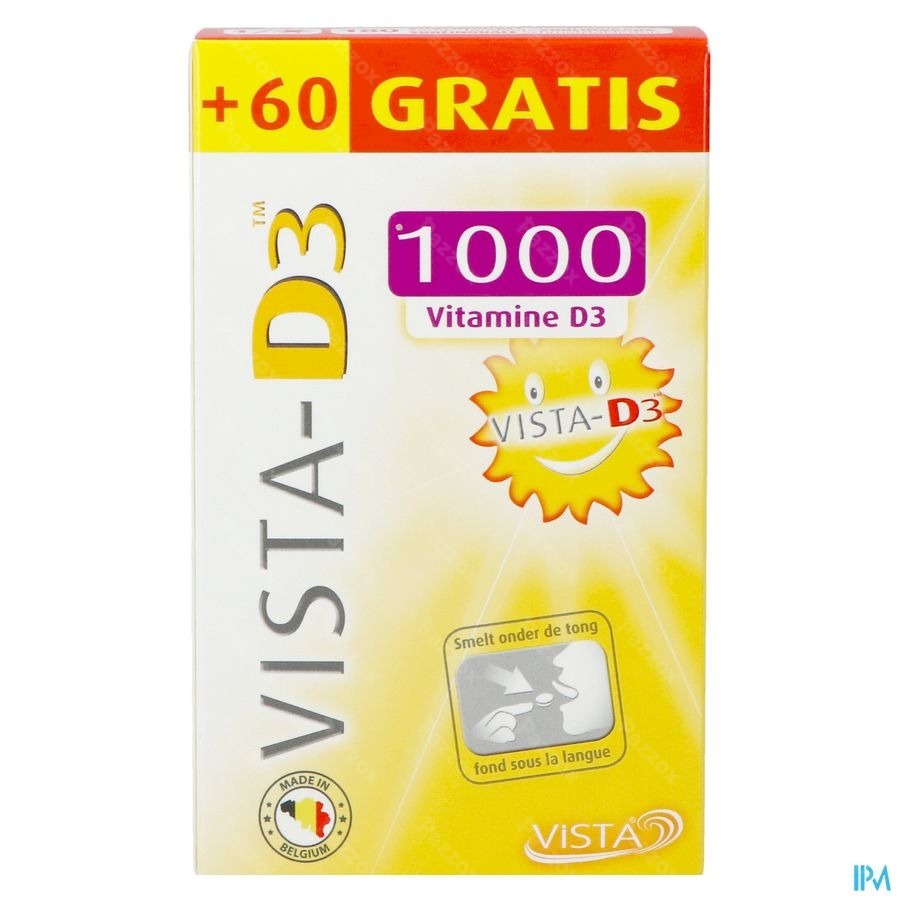 Vista D3 1000 Promo Comp Fondant 120 + 60 Gratuit