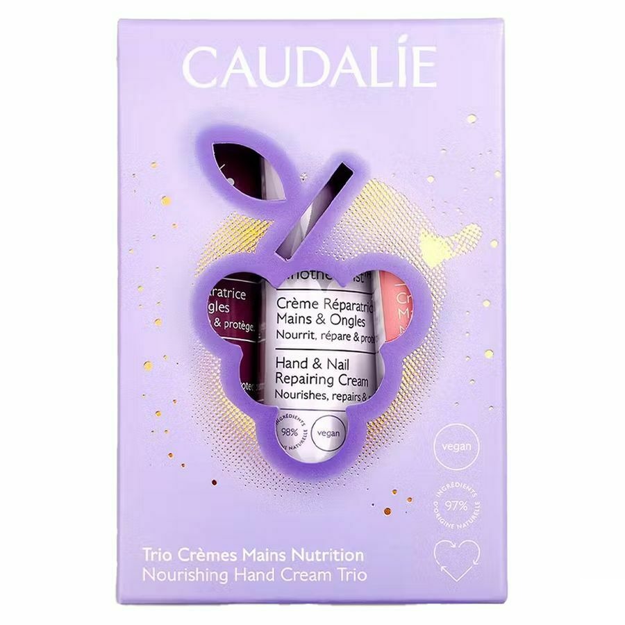 Caudalie Coffret Noël Trio Crèmes Mains
