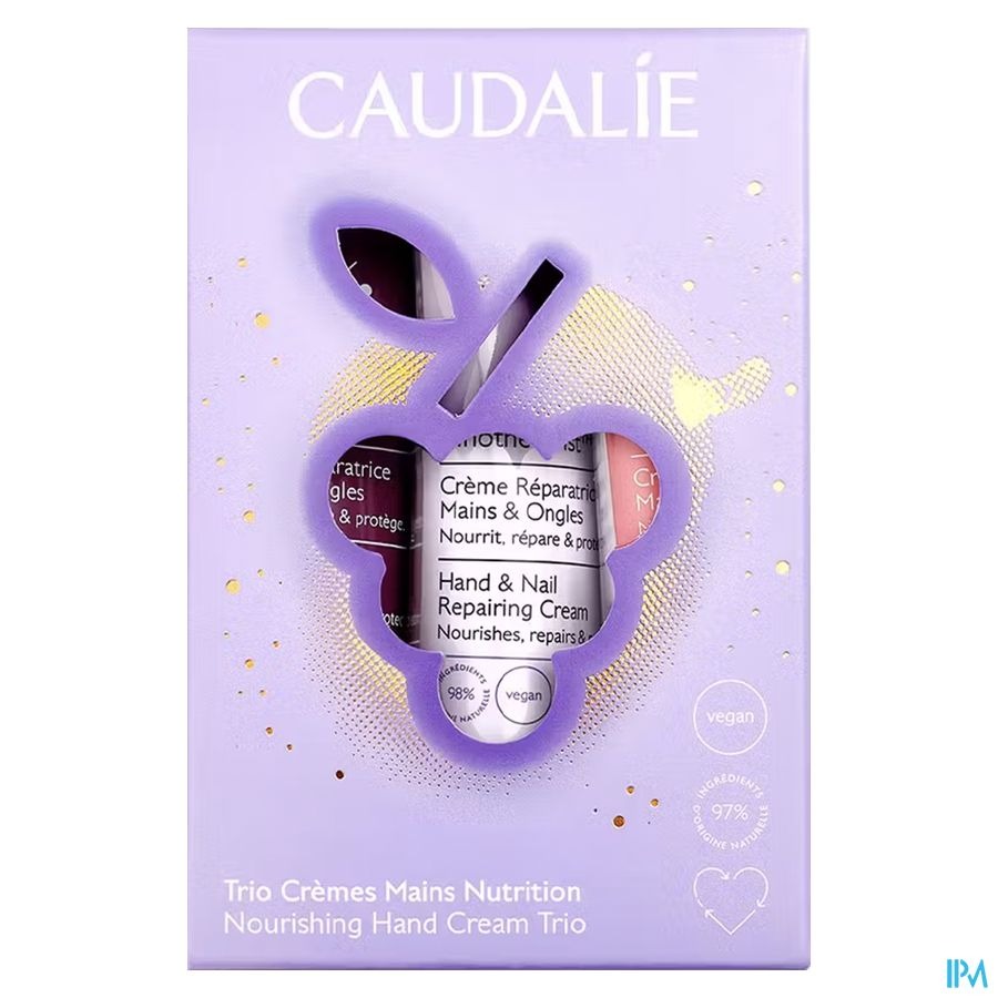 Caudalie Coffret Noël Trio Crèmes Mains