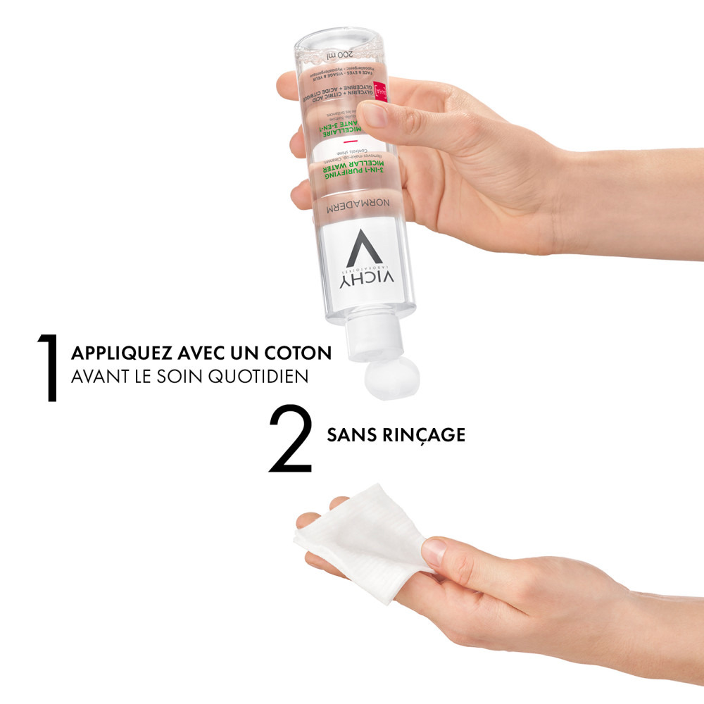 Vichy Normaderm Solution Micellaire 3-en-1 200ml