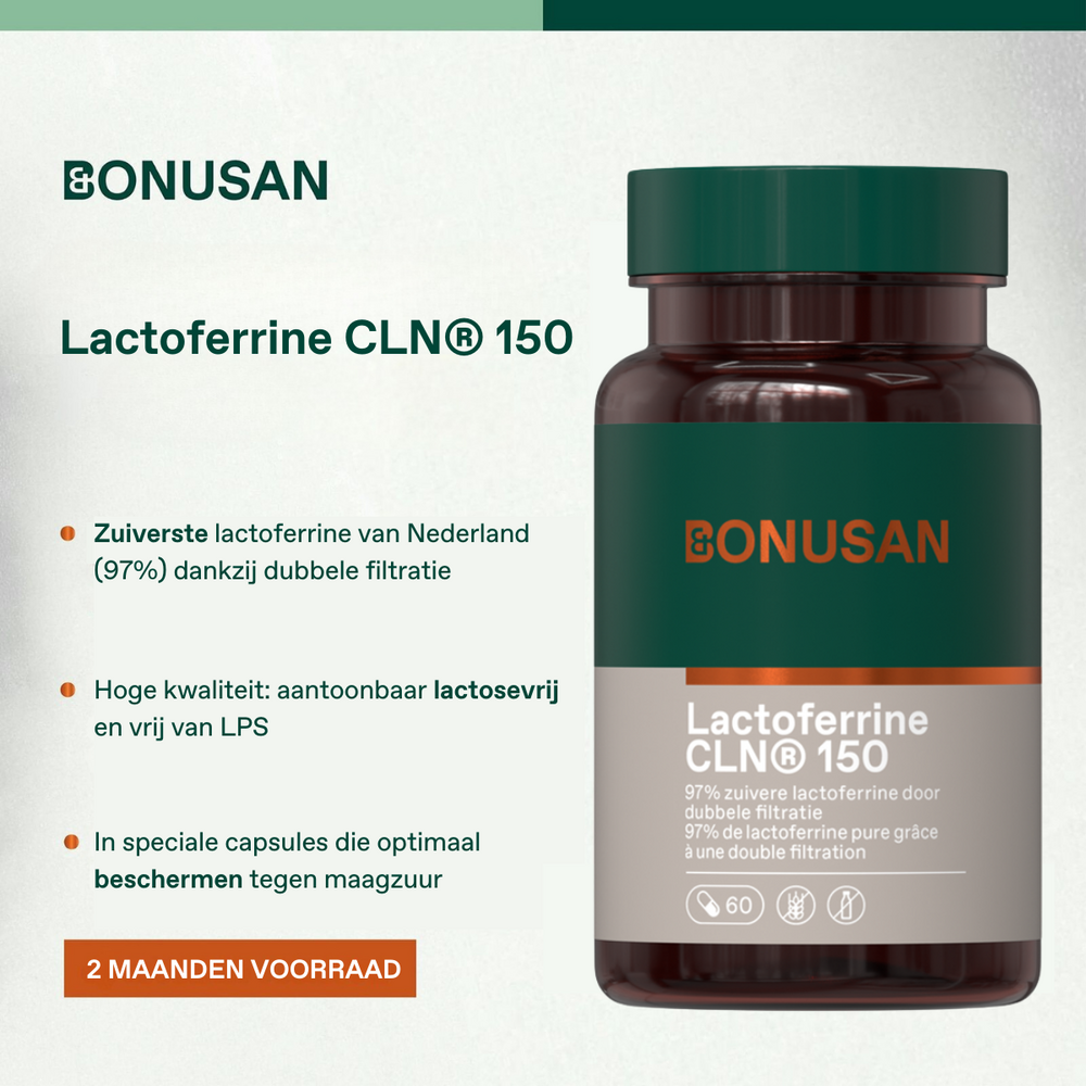 Bonusan Lactoferrine CLN 150mg 60 Capsules