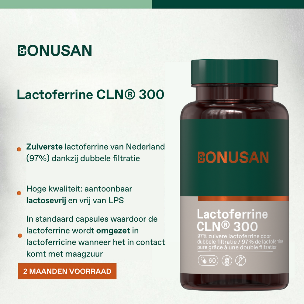 Bonusan Lactoferrine CLN 300mg 60 Capsules