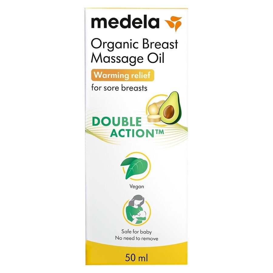 Medela Huile Massage Seins Bio 50ml
