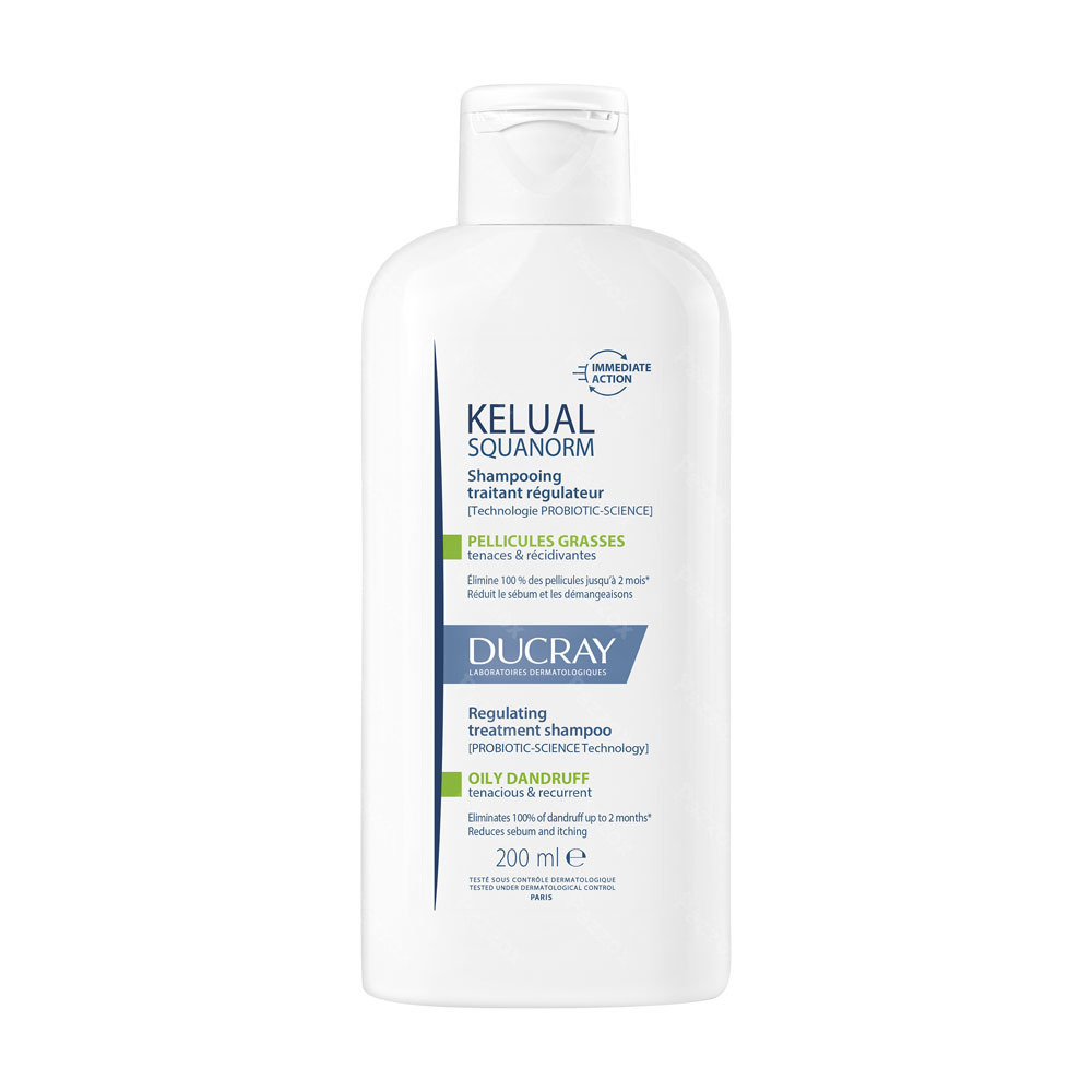 Ducray Kelual Squanorm Shampooing Pellicules 200ml