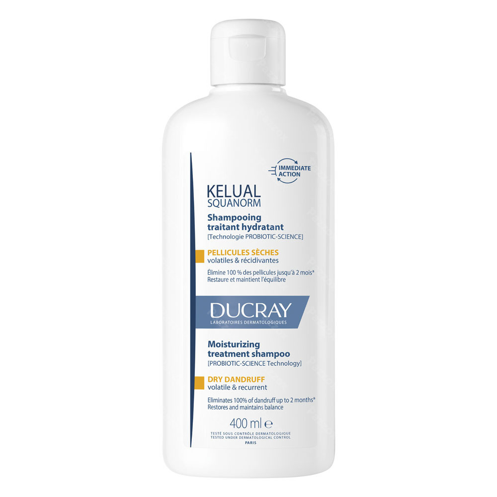 Ducray Kelual Squanorm Shampooing Pellicules Sèches 400ml