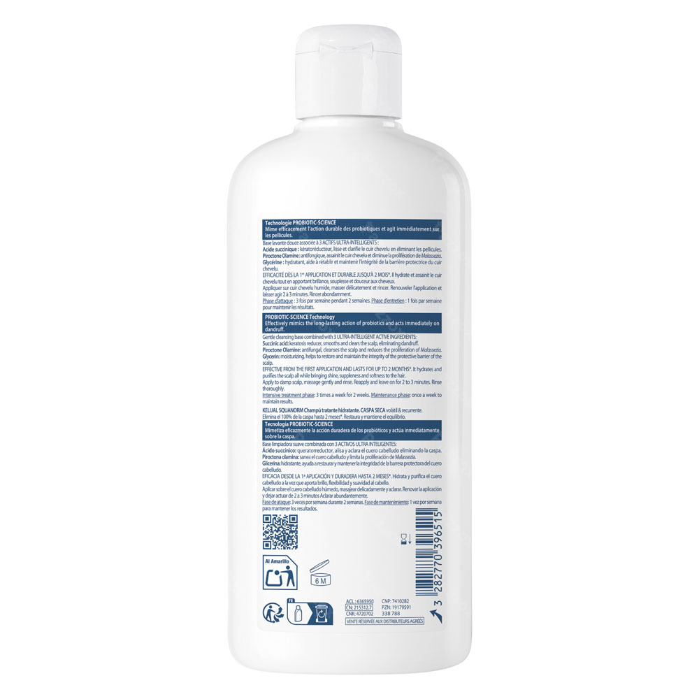 Ducray Kelual Squanorm Shampooing Pellicules Sèches 400ml