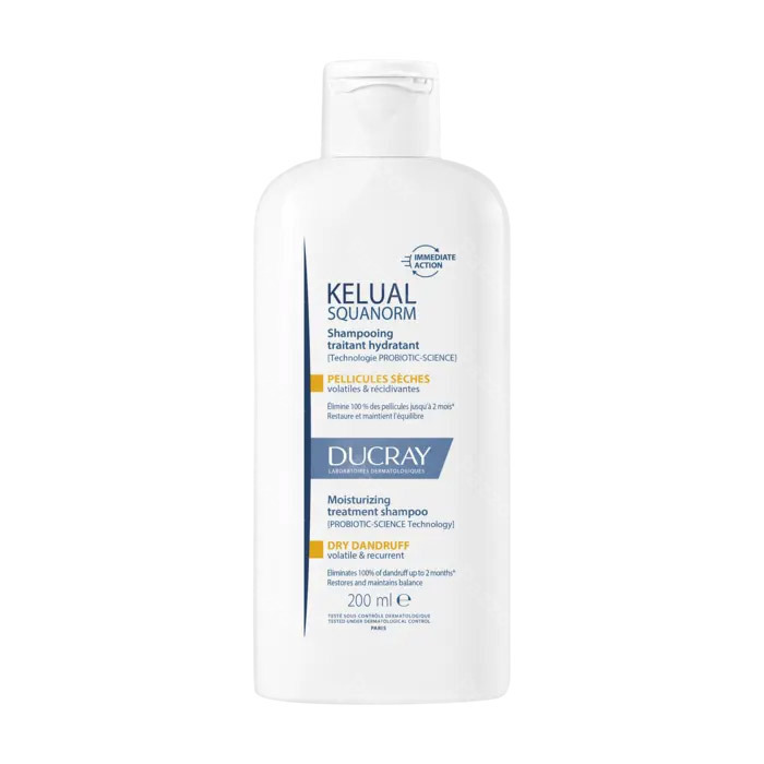 Ducray Kelual Squanorm Shampooing Pellicules Sèches 200ml