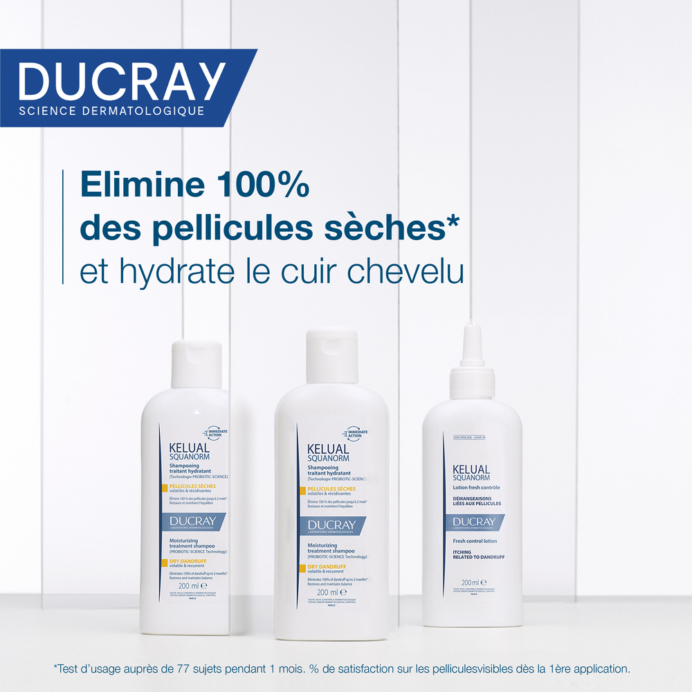 Ducray Kelual Squanorm Shampooing Pellicules Sèches 200ml
