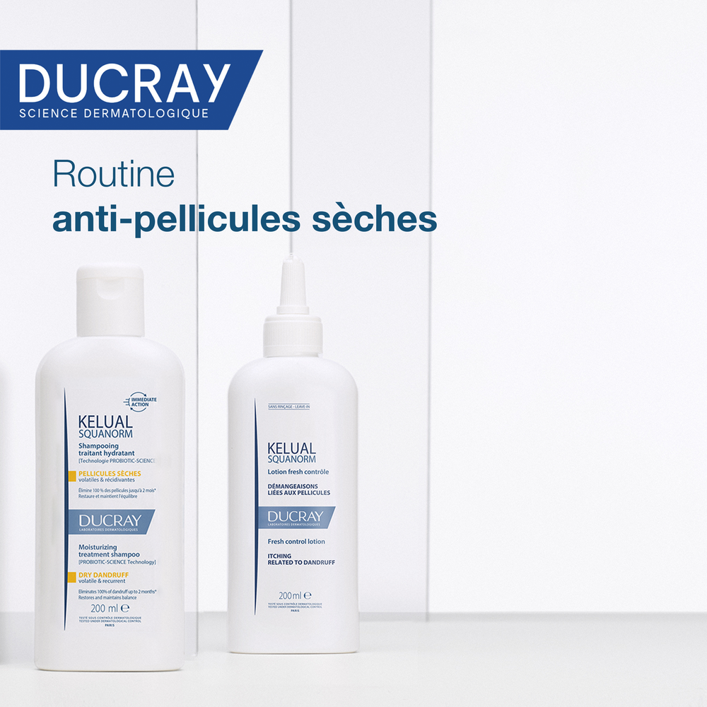 Ducray Kelual Squanorm Shampooing Pellicules Sèches 200ml