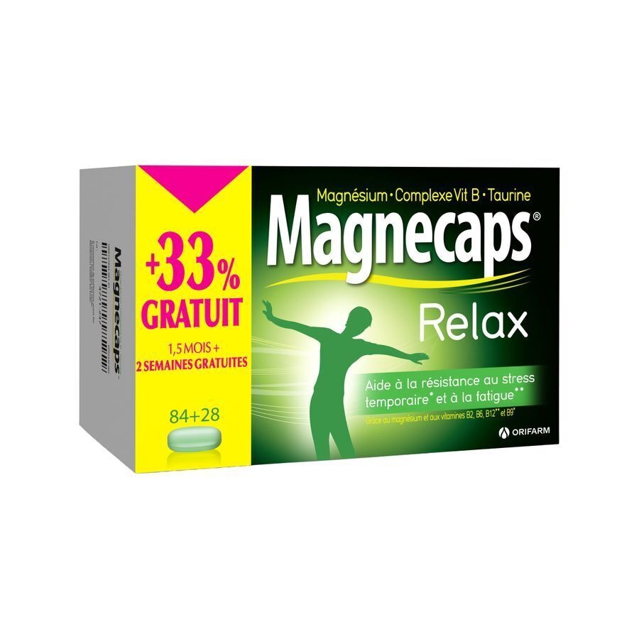 Magnecaps Relax Comprimés 84+28 Gratuit