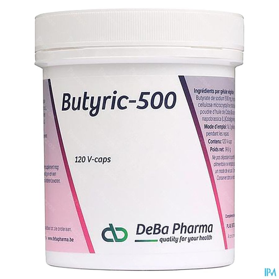 Deba Pharma Butyric-500 120 Gélules
