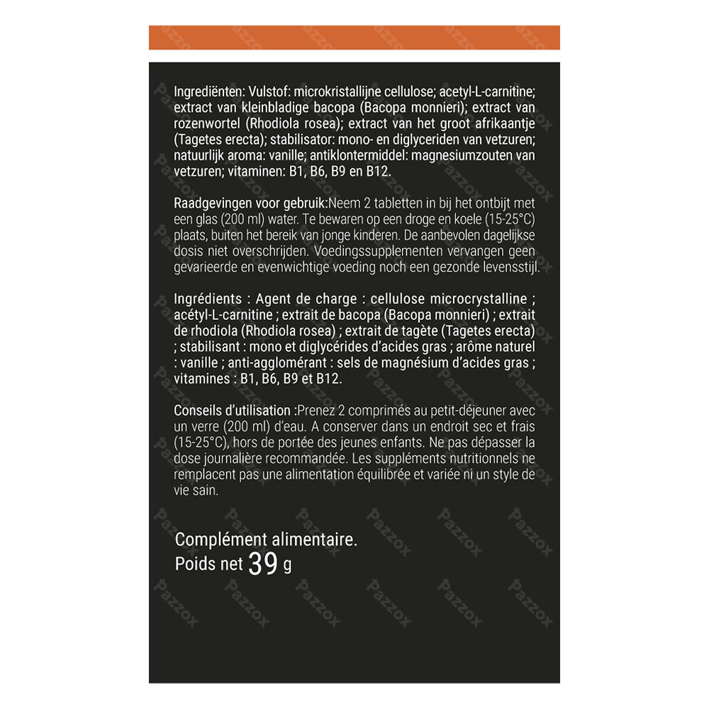 ExamixX Concentration et Performance 30 Comprimés
