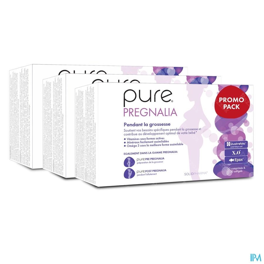 Pure Pregnalia 3x30 Comprimés + 30 Softcaps