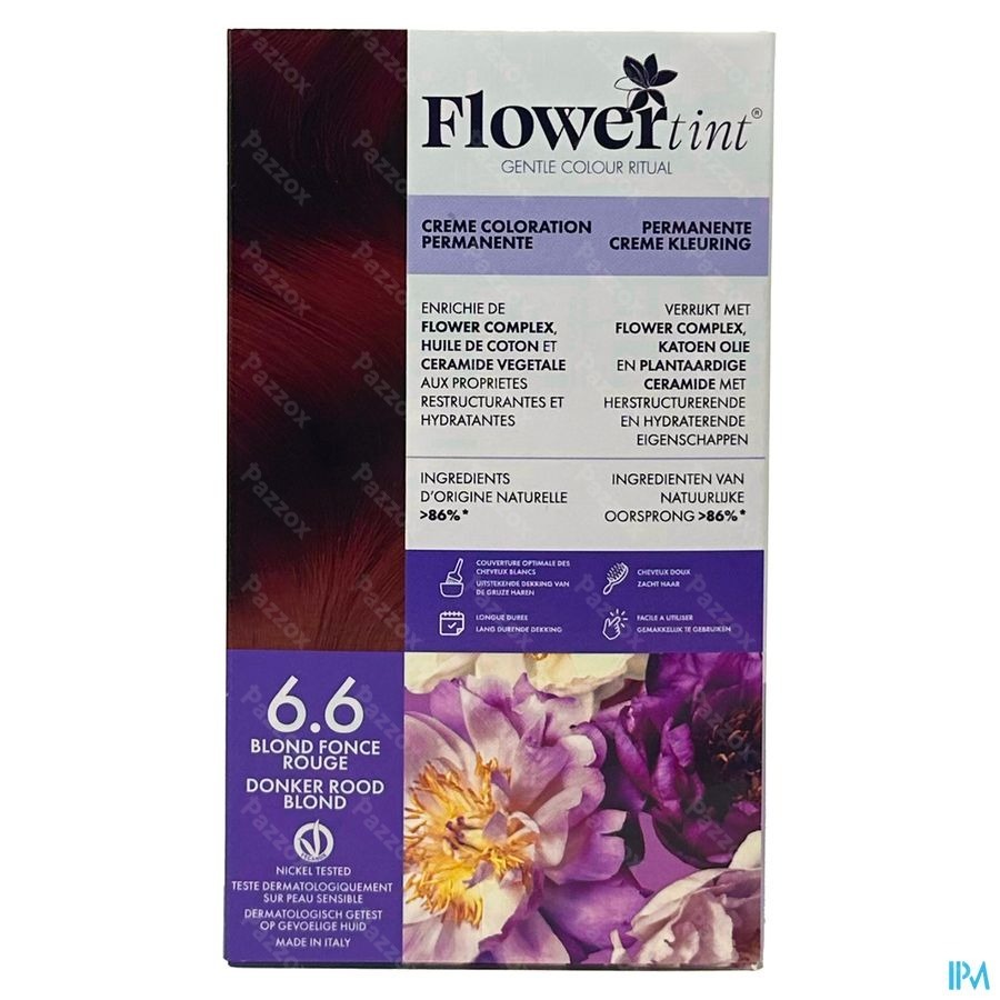 Flowertint Blond Fonce Rouge Intense 6.6 140ml