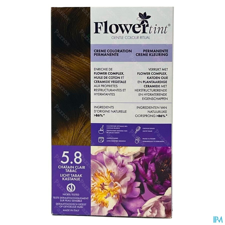 Flowertint Chatain Clair Tabac 5.8 140ml