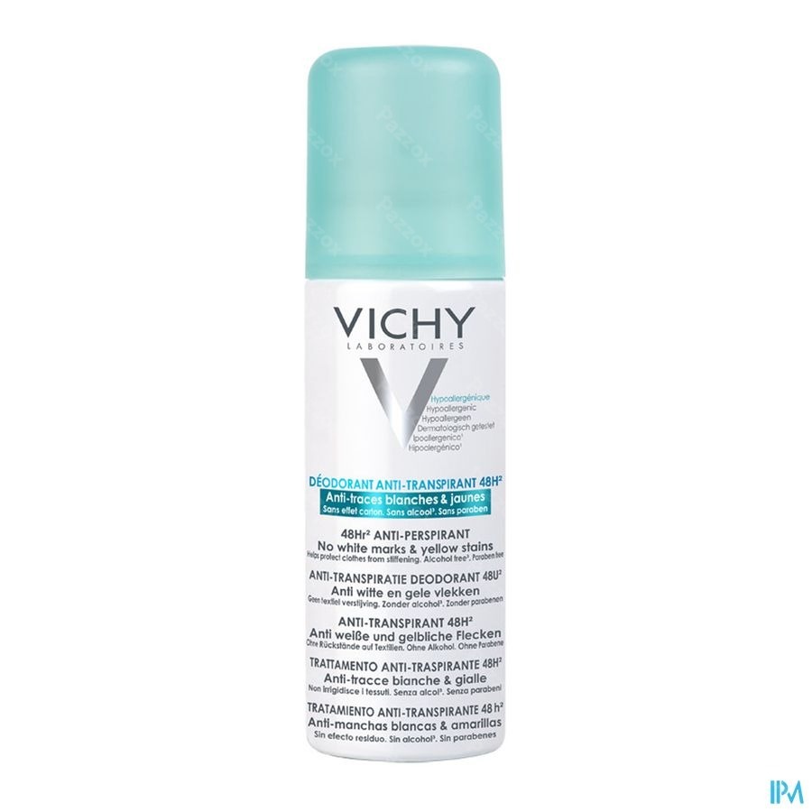 Vichy Deodorant Anti-Trace Aerosol 48h 125ml