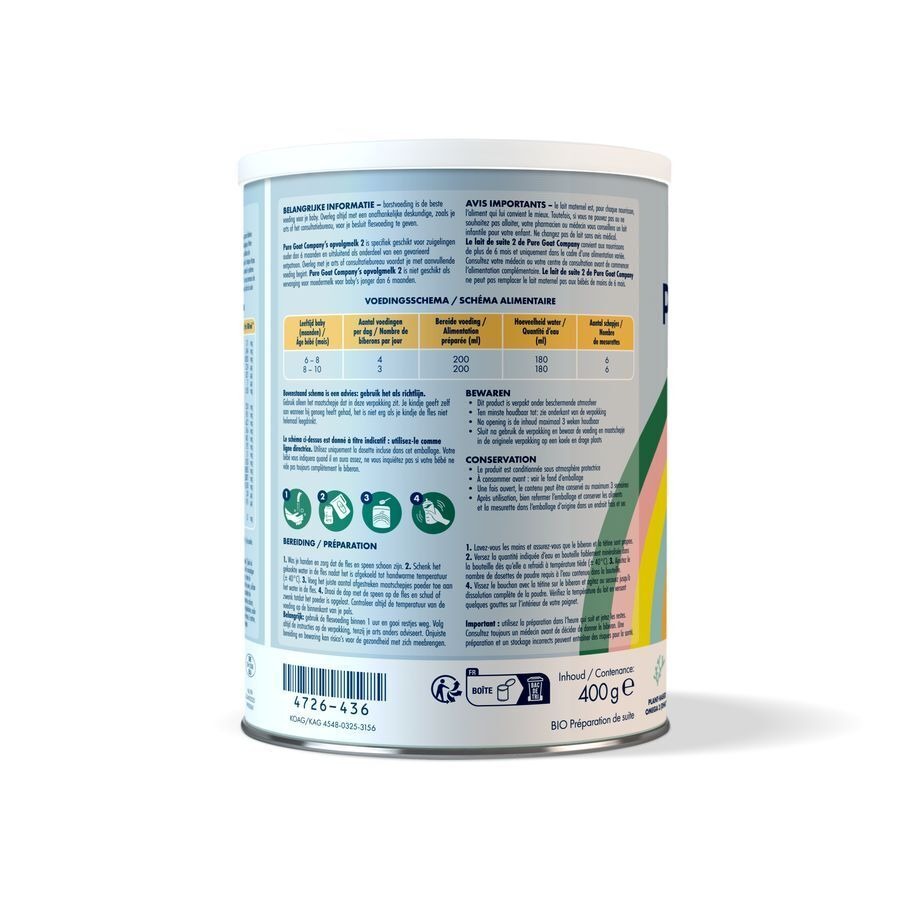 Pure Goat Lait Suite 2 Pdr 400g