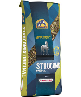 Cavalor Harmony Strucomix Original 15 kg Mélange de Texture Epicée, Riche en Fibres et Sans Avoine