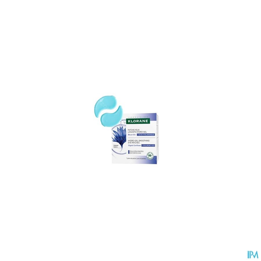 Klorane Visage Bleuet Bio Patch Liss.hydro-gel 7x2