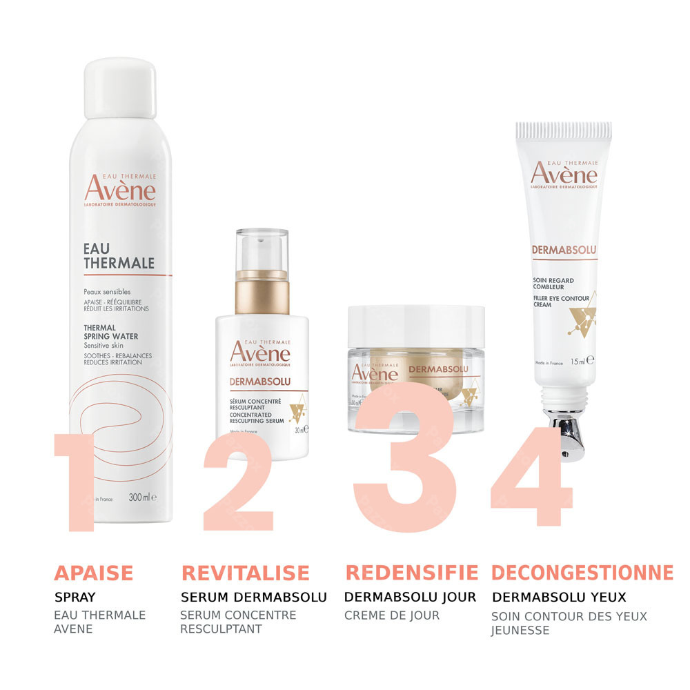 Avène Dermabsolu SERUM concentré resculptant anti-âge, Bakuchiol & Pro-ceramides 30ml