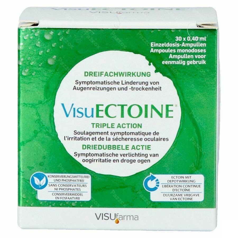 Visuectoine Triple Action Gouttes Oculaires 12ml