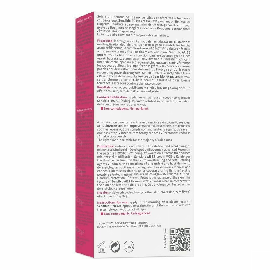 Bioderma Sensibio AR BB-Crème Sans Parfum 40ml