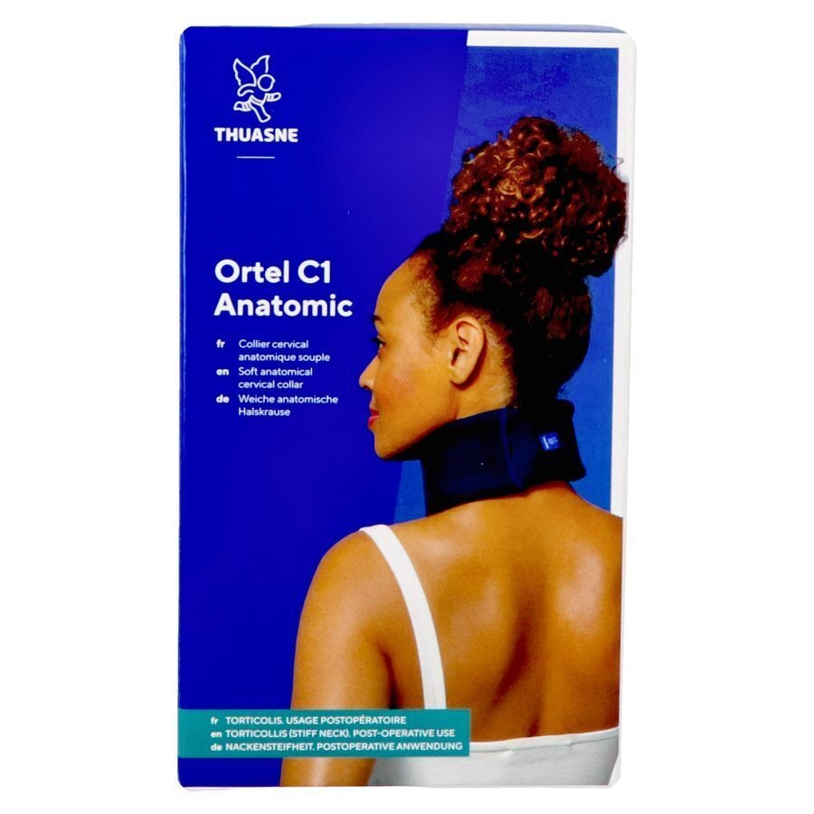 Thuasne Collier Cerv.ortel C1 Anat H 9cm Bleu T2