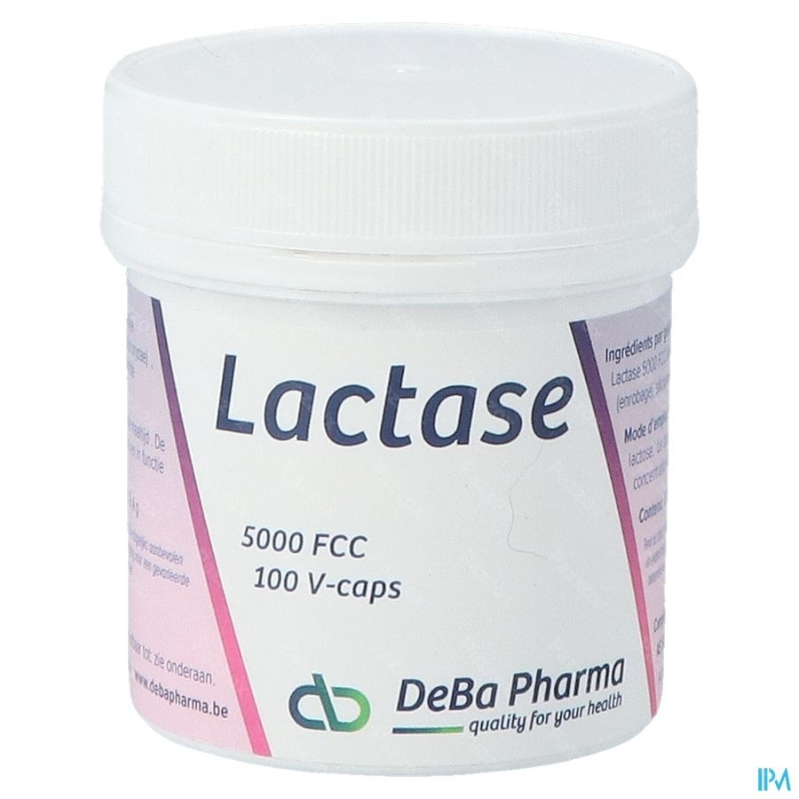 Deba Pharma Lactase 5000 FCC 100 V-Caps