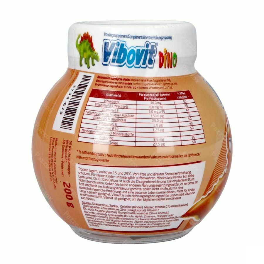 Vibovit Dino 4+ Junior 50 Gommes