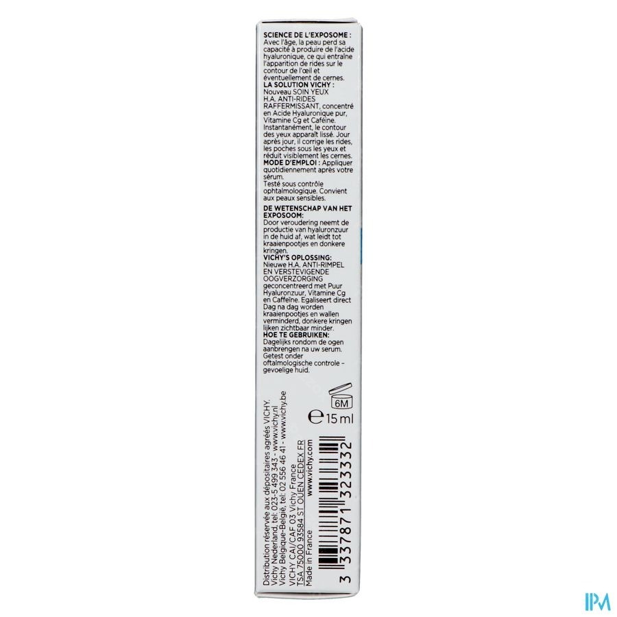 Vichy Liftactiv HA Crème des Yeux 15ml