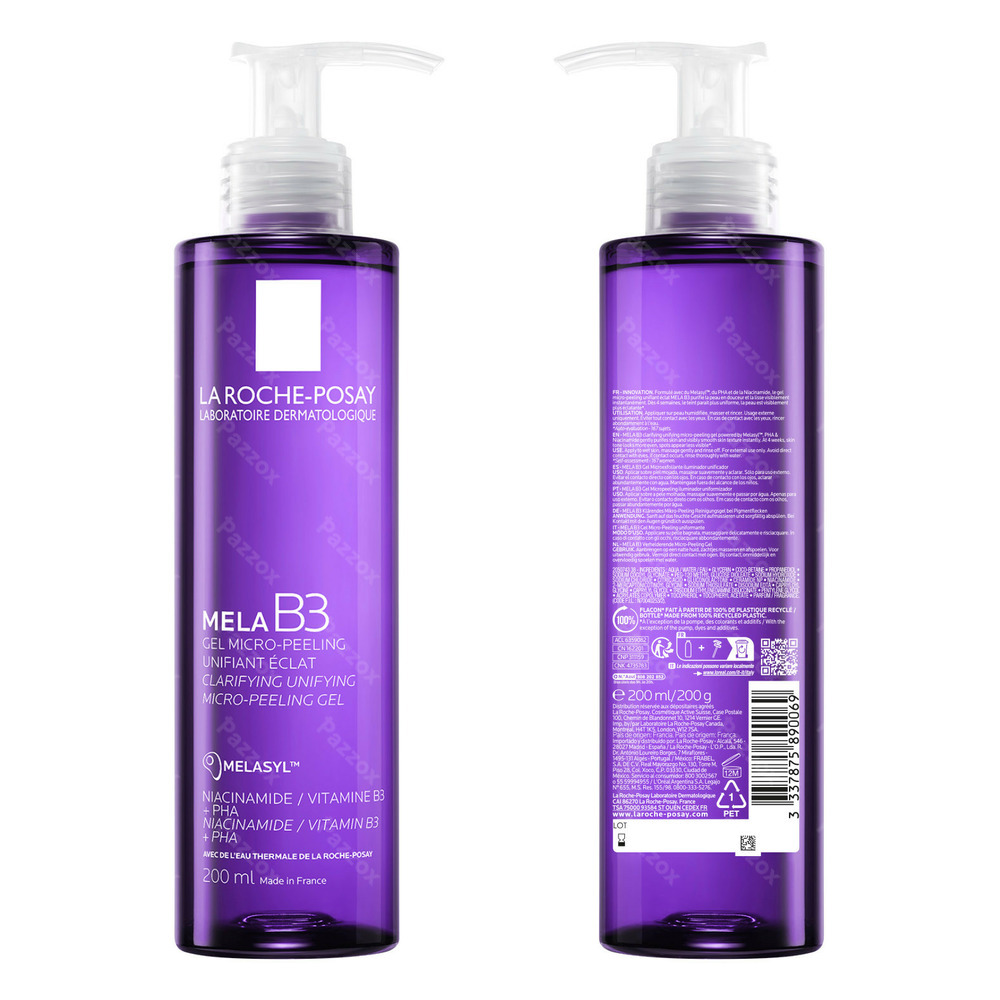 La Roche-Posay Mela B3 Micro-Peeling Gel Nettoyant 200ml
