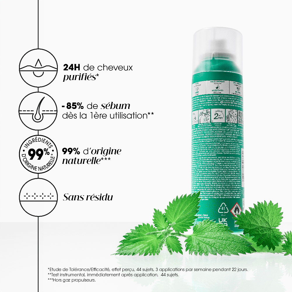 Klorane Capillaire Shampooing Sec Ortie Spray 150 ml
