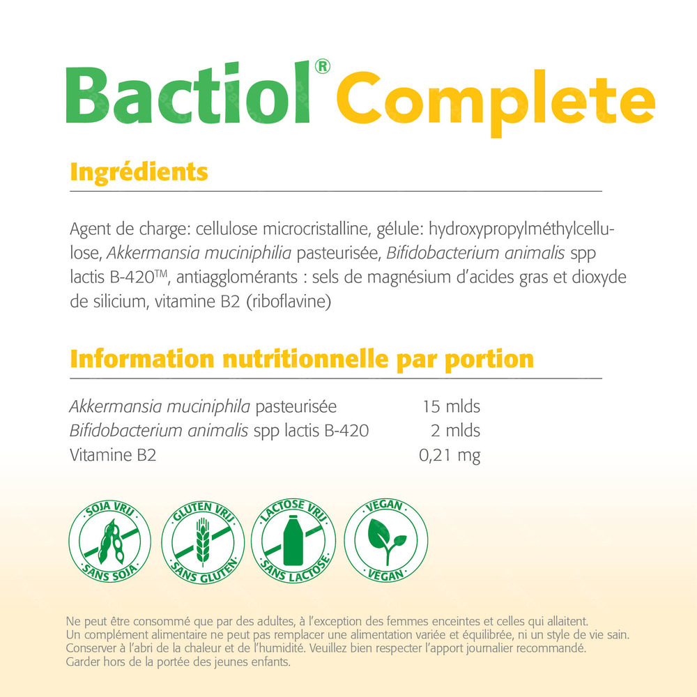 Bactiol Complete 30 Capsules