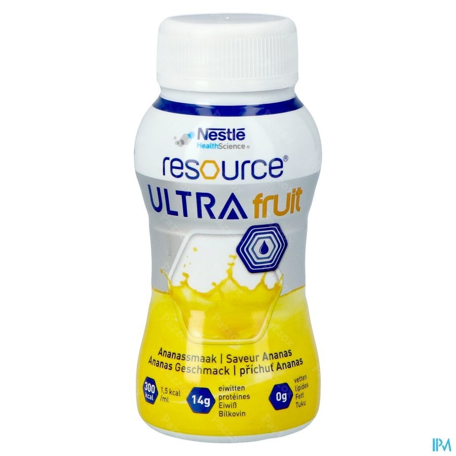 Resource Ultra Fruit Saveur Ananas 4x200ml