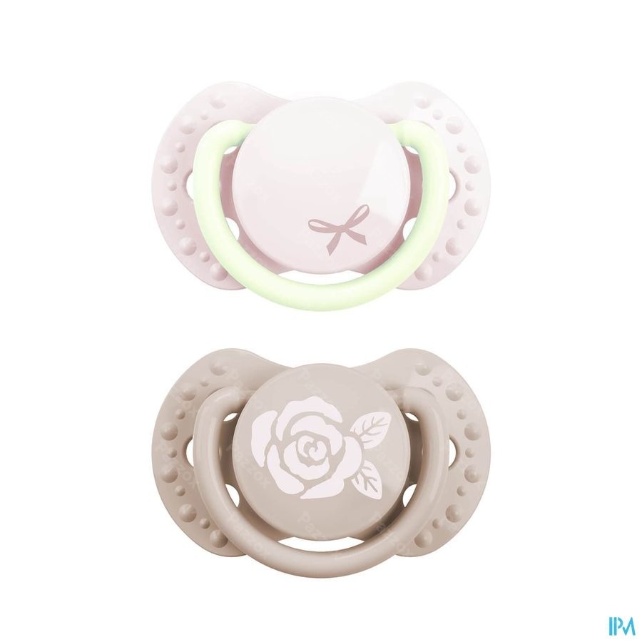 Difrax Sucette Dynamic Newborn Babyshower Pink 2