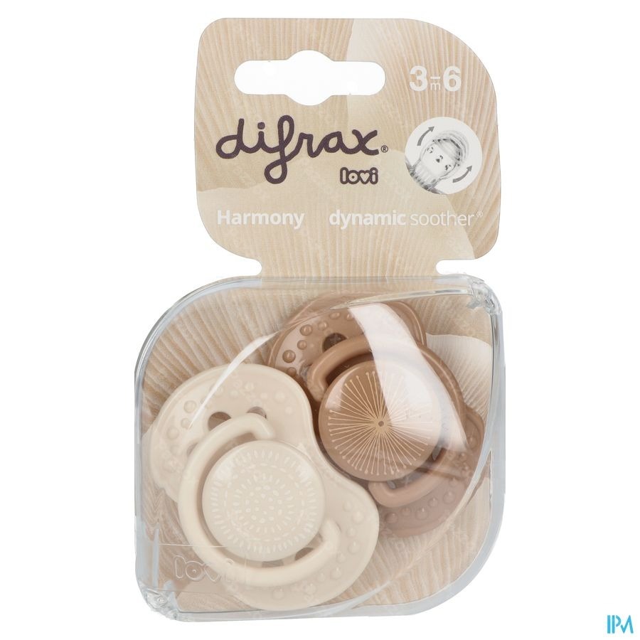 Difrax Sucette Dynamic Harmony 3m+ 2