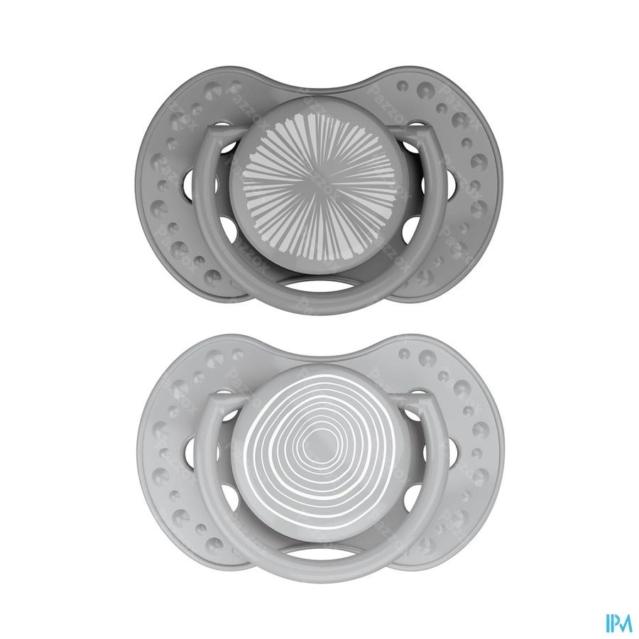 Difrax Sucette Dynamic Harmony l.&d.grey 6-18m 2