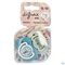 Difrax Sucette Dynamic Botanic Blue&green 6-18m 2