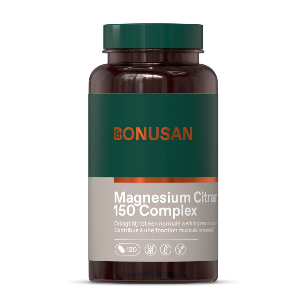 Magnesiumcitraat 150mg Plus Comp 120 Nf Bonusan