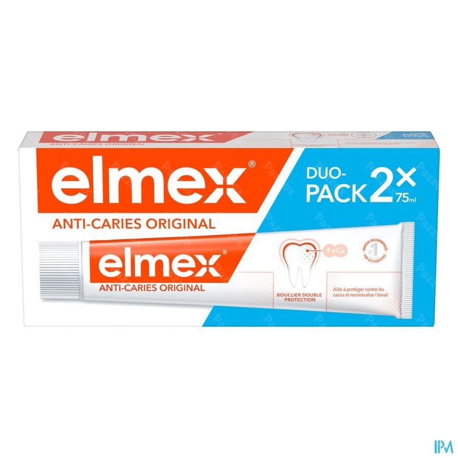 Elmex Anti-Caries Dentifrice Duopack 2x75ml