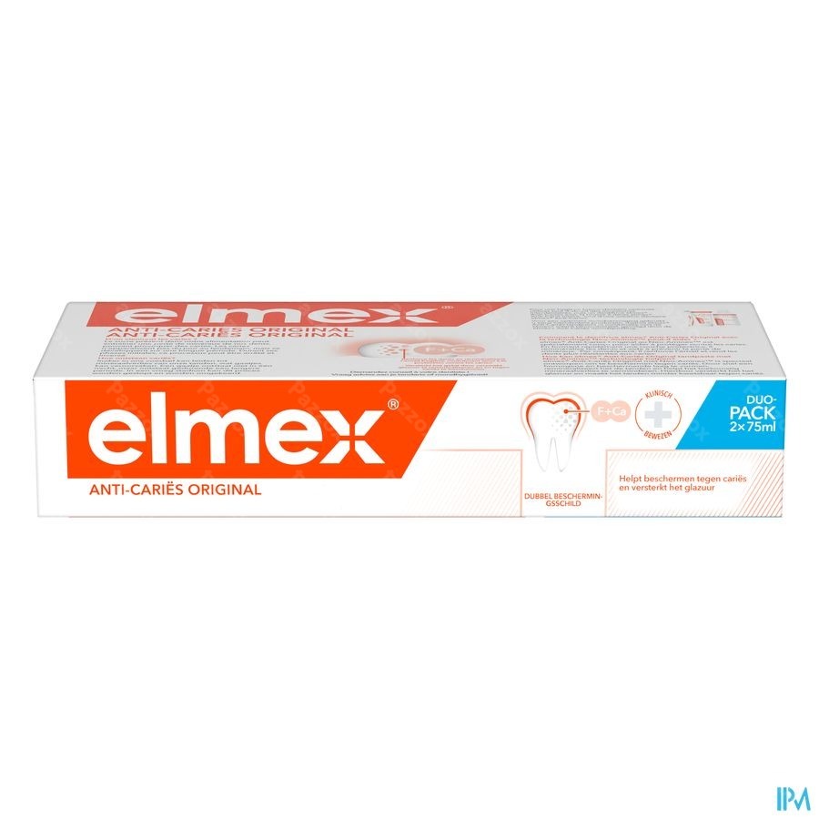 Elmex Anti-Caries Dentifrice Duopack 2x75ml